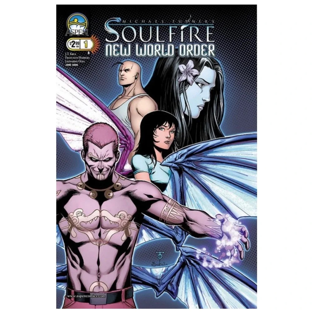 Soulfire New World Order 1 Cover B Michael Turner Aspen Comics‎ 2009 J.T. Krul
